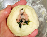 小松菜たっぷりの肉まん(皮はHMで簡単)作り方8写真
