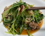 水菜のタイ風炒め作り方5写真