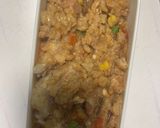 全てレンジ洋風オイ焼うどん味炒飯弁当作り方13写真