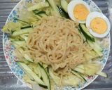 ゴマドレッシングにマヨを加えてラーメンサラダ作り方7写真