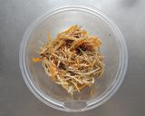 レンジで簡単☆根菜の塩きんぴら。作り方5写真
