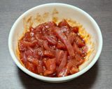 簡単☆お手軽マグロユッケ丼♩作り方4写真