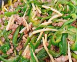時短ミンチで青椒肉絲オイスターソース無し作り方6写真