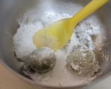 材料簡単！サックサク青汁スノーボール作り方5写真