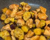 *鶏もも肉となすのごま照り焼き*作り方7写真
