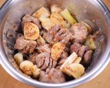 砂肝とにんにくの🤩大人のおつまみグルメ💖作り方5写真