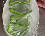 ピーマンのマヨ卵詰めチーズ焼き！作り方2写真