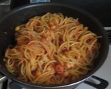 ひよこ豆とツナのトマトソーススパゲティー作り方5写真