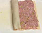 お弁当に！豆腐皮の蒸し肉巻き作り方3写真