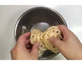 蓮根と韓国海苔のチヂミ★動画あり★作り方2写真