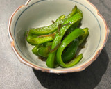 簡単美味しい⭐︎生ピーマンの塩昆布和え作り方4写真
