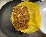 包丁いらず！ちくわと天かすの楽うまオムそば作り方5写真