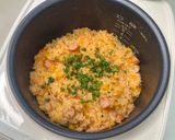 炊飯器にお任せ！チキンライス風ご飯作り方6写真