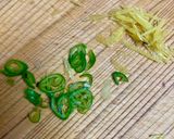 青唐辛子とレモンのパスタ作り方3写真