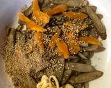 ごぼうのゴマ味噌マヨ作り方2写真