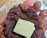 ★アーモンドだけでチーズ入り粒あんパン♪作り方5写真