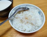 ごま油かけただけのご飯♪作り方1写真