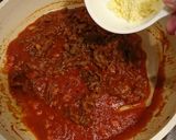 牛肉とアスパラのトマトパスタ作り方4写真
