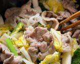☆豚肉と白菜のごま味噌豆乳うどん☆作り方3写真