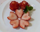 いちご飾り切り〜桜〜作り方4写真