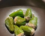 丸ごとピーマンの肉詰め作り方7写真