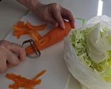 マヨネーズとお酢で作るコールスローサラダ作り方4写真