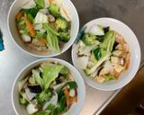 肉無チクワ簡単キムチごまドレ味野菜炒め作り方13写真