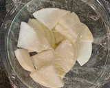 柔らか豚肉と大根&青梗菜の炒め物作り方1写真