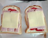 ベーコン&チーズトースト🍞作り方3写真