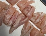 鶏ささみ♪簡単スティック磯辺巻き⭐️作り方1写真