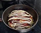 フライパン二刀流で広島風お好み焼き作り方7写真