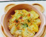 #私の節約レシピじゃか芋と鮭缶のマヨ焼き作り方4写真