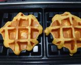 ♬アップルマンゴー＆ココナッツワッフル♬作り方4写真