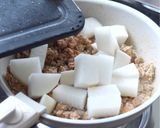 ごま香る麻婆大根作り方2写真