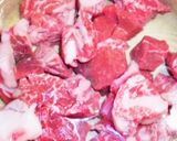 ステーキ宮のたれで牛肉の柔らか煮込み作り方2写真
