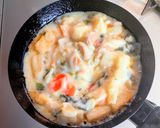 肉団子とたっぷり野菜のクリーム煮作り方12写真