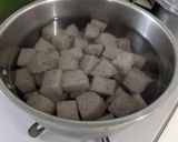 味のしみた我が家のピリ辛蒟蒻作り方2写真