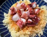 絶品！タコのポテトサラダ チミチュリソースがけ作り方3写真