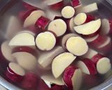 さつま芋♡と早煮昆布と鶏ひき肉のうま煮♪作り方1写真