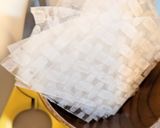 ライスペーパーでパリふわせんべい作り方1写真