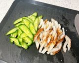 乾燥白きくらげのちくきゅう梅酢サラダ作り方4写真