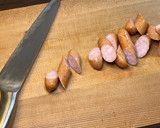 ソーセージのバターしょう油炒め作り方2写真