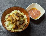 梅塩麹の夏サラダ!トビウオ添え作り方8写真