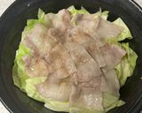 豚バラとキャベツの柚子胡椒ポン酢蒸し作り方7写真
