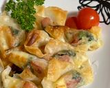 チーズinでシュウマイ皮のサクッと焼き♪作り方6写真