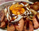 焼豚玉子飯丼風作り方9写真