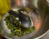 蕪のムニエル　蕪の葉のソース作り方5写真