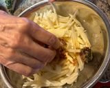 簡単☆ジャガイモガレット食べるラー油で作り方2写真