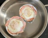 厚手アルミケースで目玉焼き作り方7写真