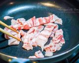 豚バラともやしのとん平焼き作り方3写真